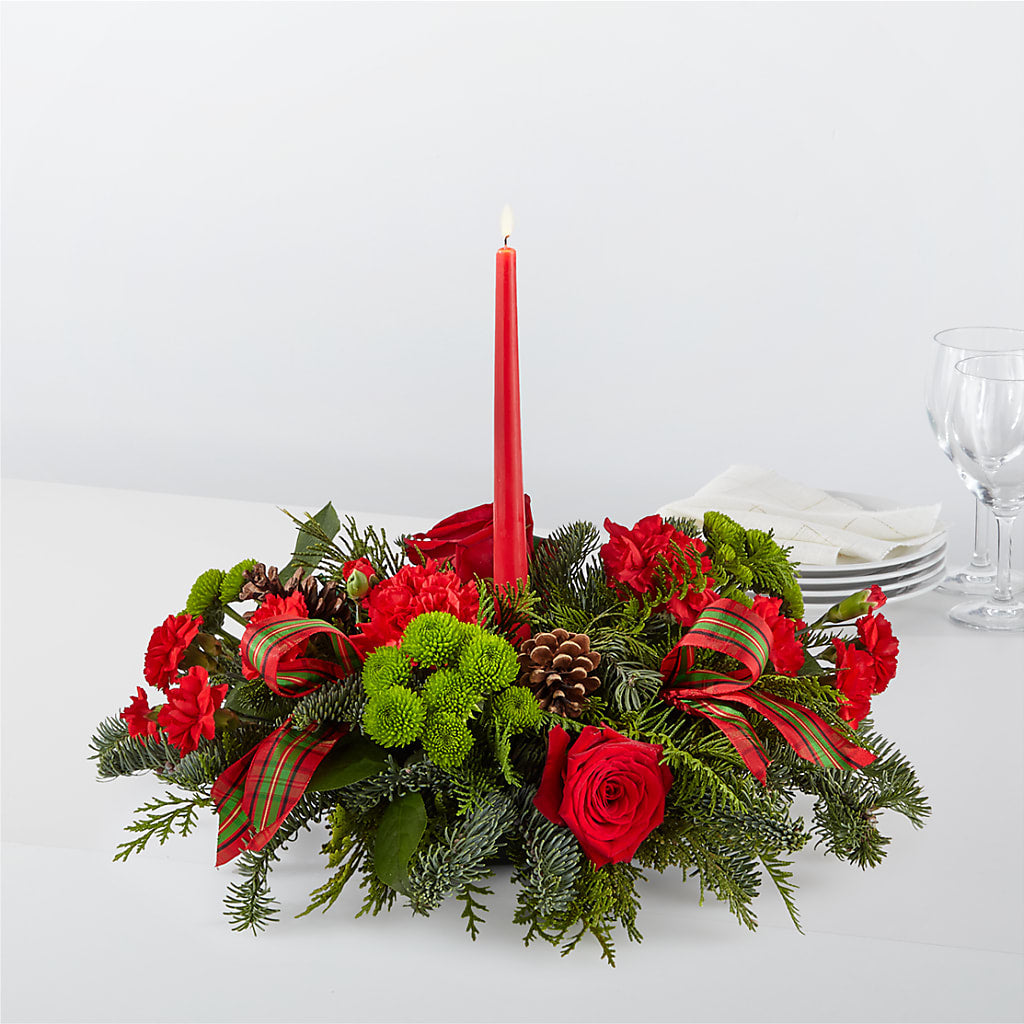 By the Candlelight Centerpiece – GLAMMY'S FLOWER GARDEN, Fayette AL