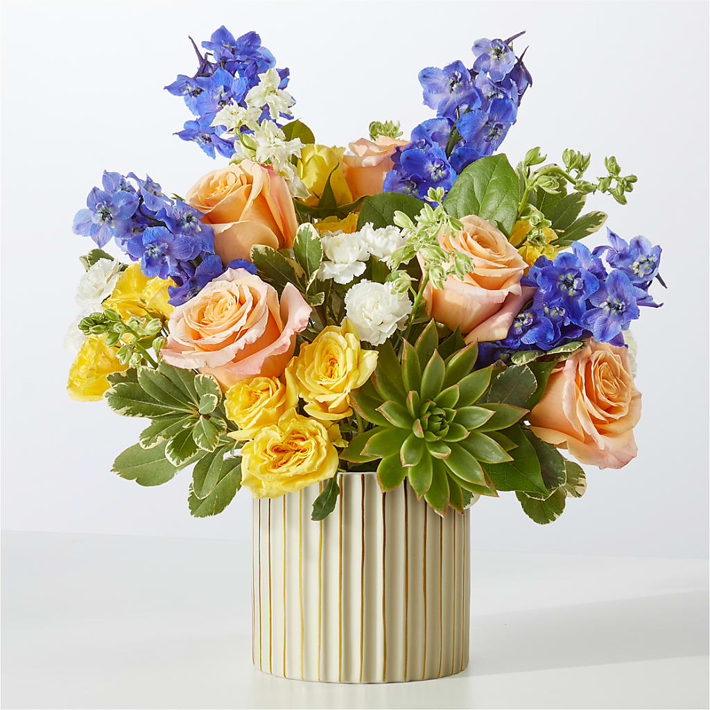 Cobalt Reverie Bouquet – GLAMMY'S FLOWER GARDEN, Fayette AL