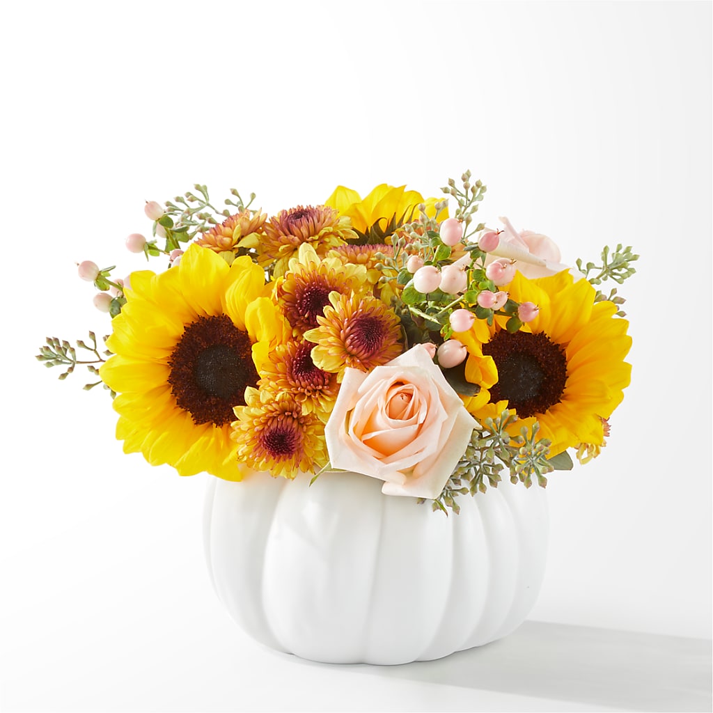 Pumpkin to Talk About Bouquet – GLAMMY'S FLOWER GARDEN, Fayette AL