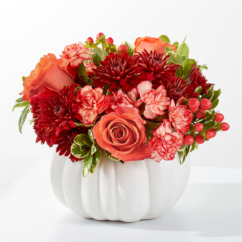 Autumn Air Pumpkin Bouquet – GLAMMY'S FLOWER GARDEN, Fayette AL