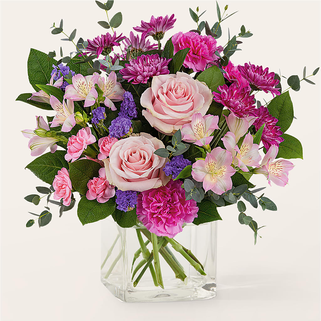 Rosy Radiance Bouquet – GLAMMY'S FLOWER GARDEN, Fayette AL