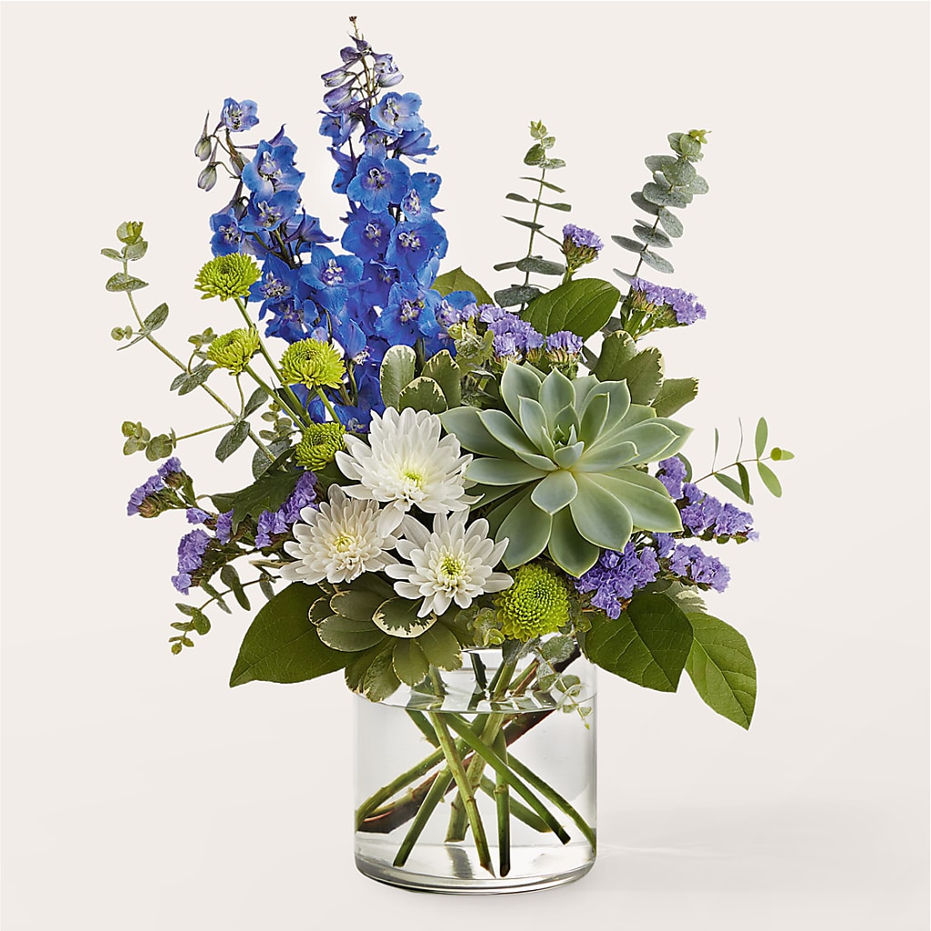 Cerulean Waves Bouquet – GLAMMY'S FLOWER GARDEN, Fayette AL