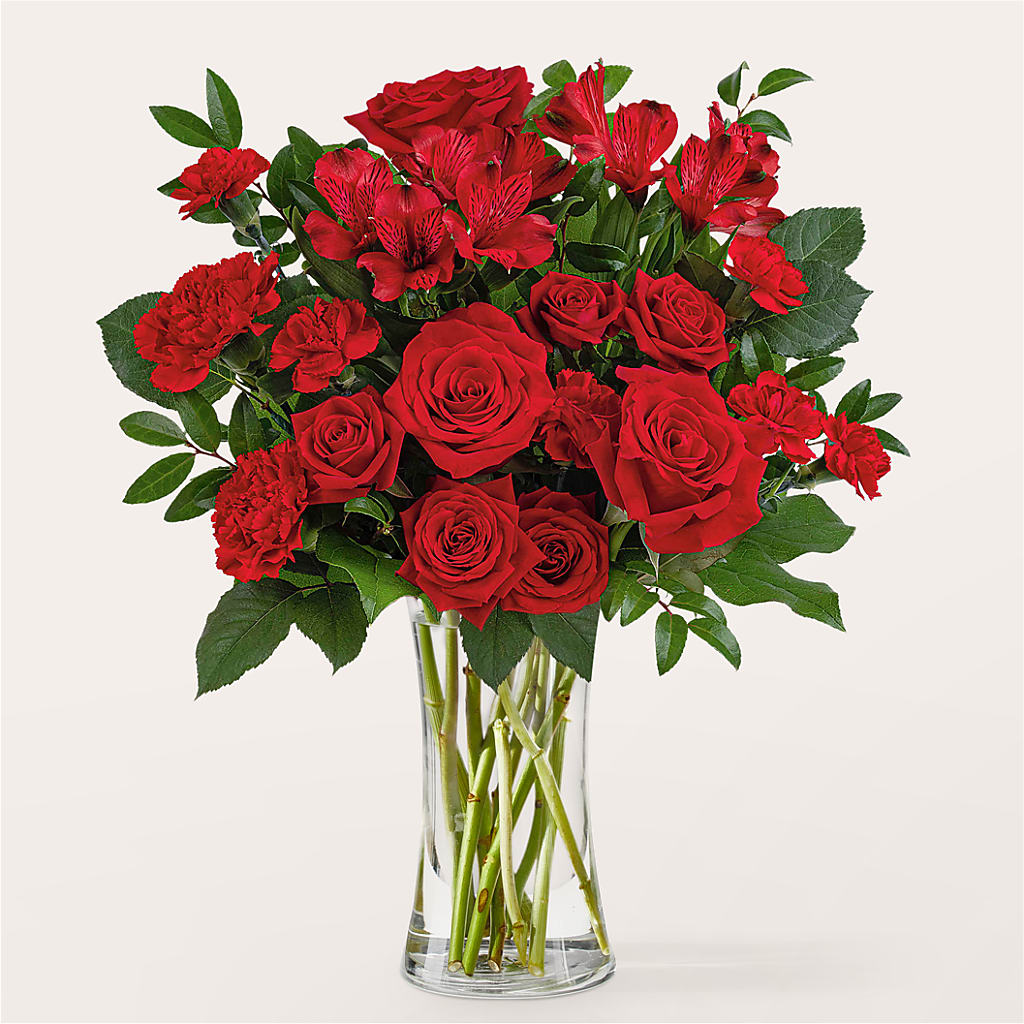 Brilliant Ruby Bouquet – GLAMMY'S FLOWER GARDEN, Fayette AL