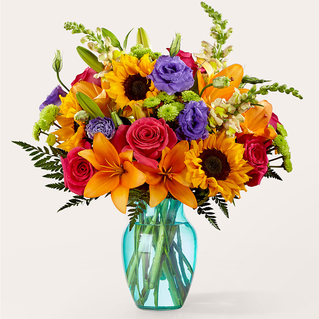 Double Rainbow Bouquet – GLAMMY'S FLOWER GARDEN, Fayette AL