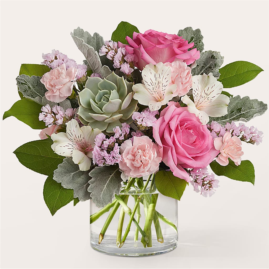 Dusty Rose Bouquet – GLAMMY'S FLOWER GARDEN, Fayette AL
