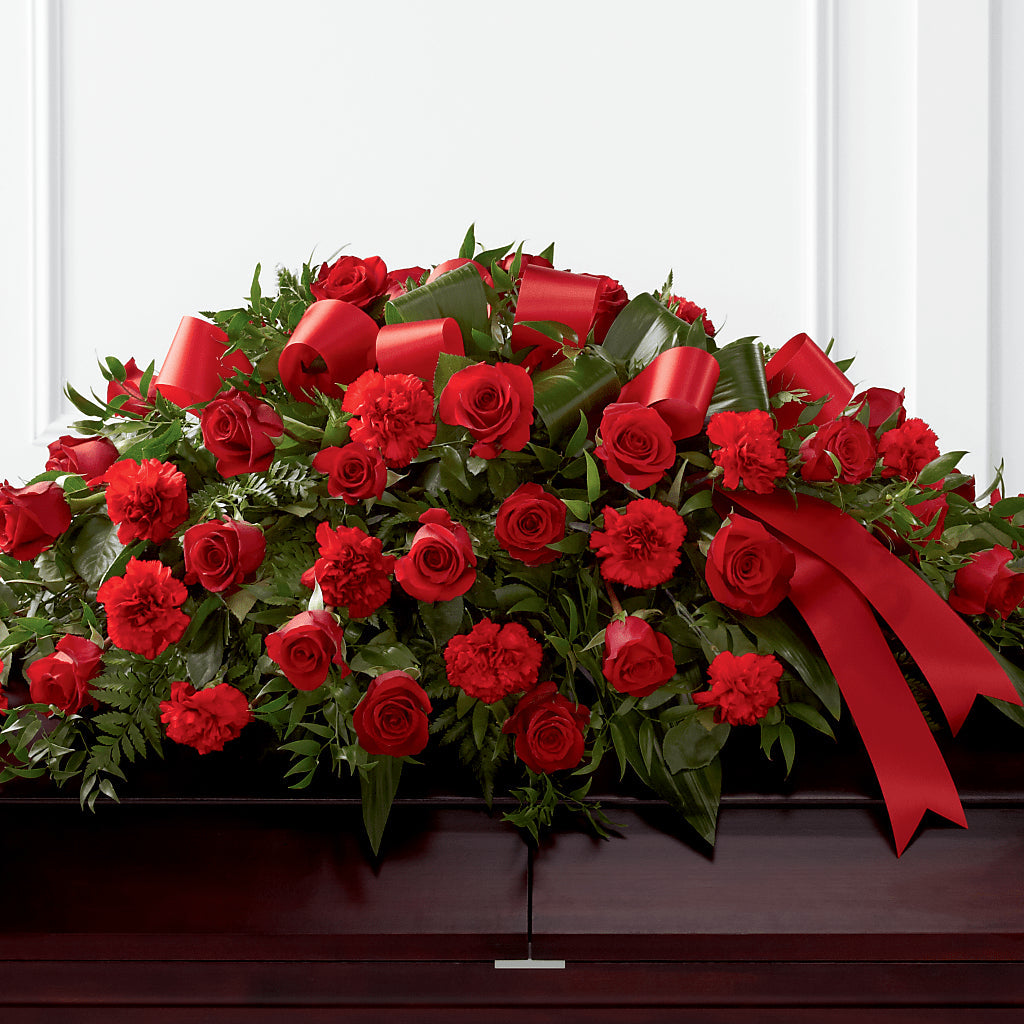 Tribute of Life Casket Spray – GLAMMY'S FLOWER GARDEN, Fayette AL