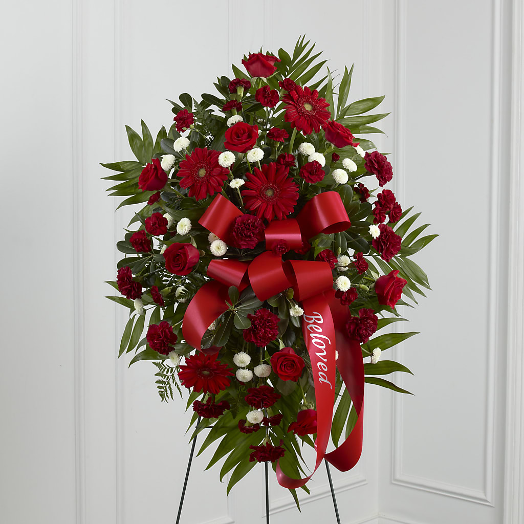 Treasured Memories Standing Spray – GLAMMY'S FLOWER GARDEN, Fayette AL