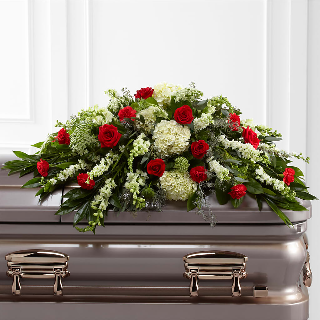 Sincerity Casket Spray – GLAMMY'S FLOWER GARDEN, Fayette AL