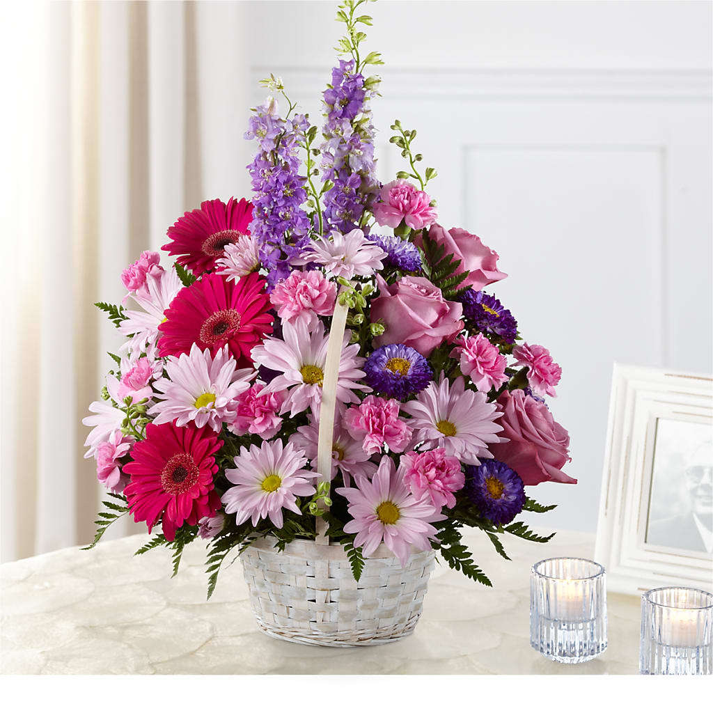 Pastel Peace Basket – GLAMMY'S FLOWER GARDEN, Fayette AL