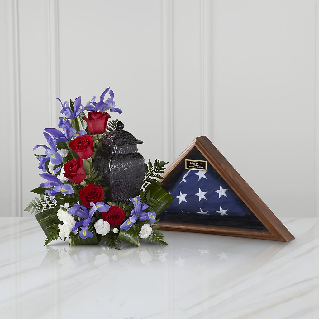 Patriotic Tribute Arrangement – GLAMMY'S FLOWER GARDEN, Fayette AL