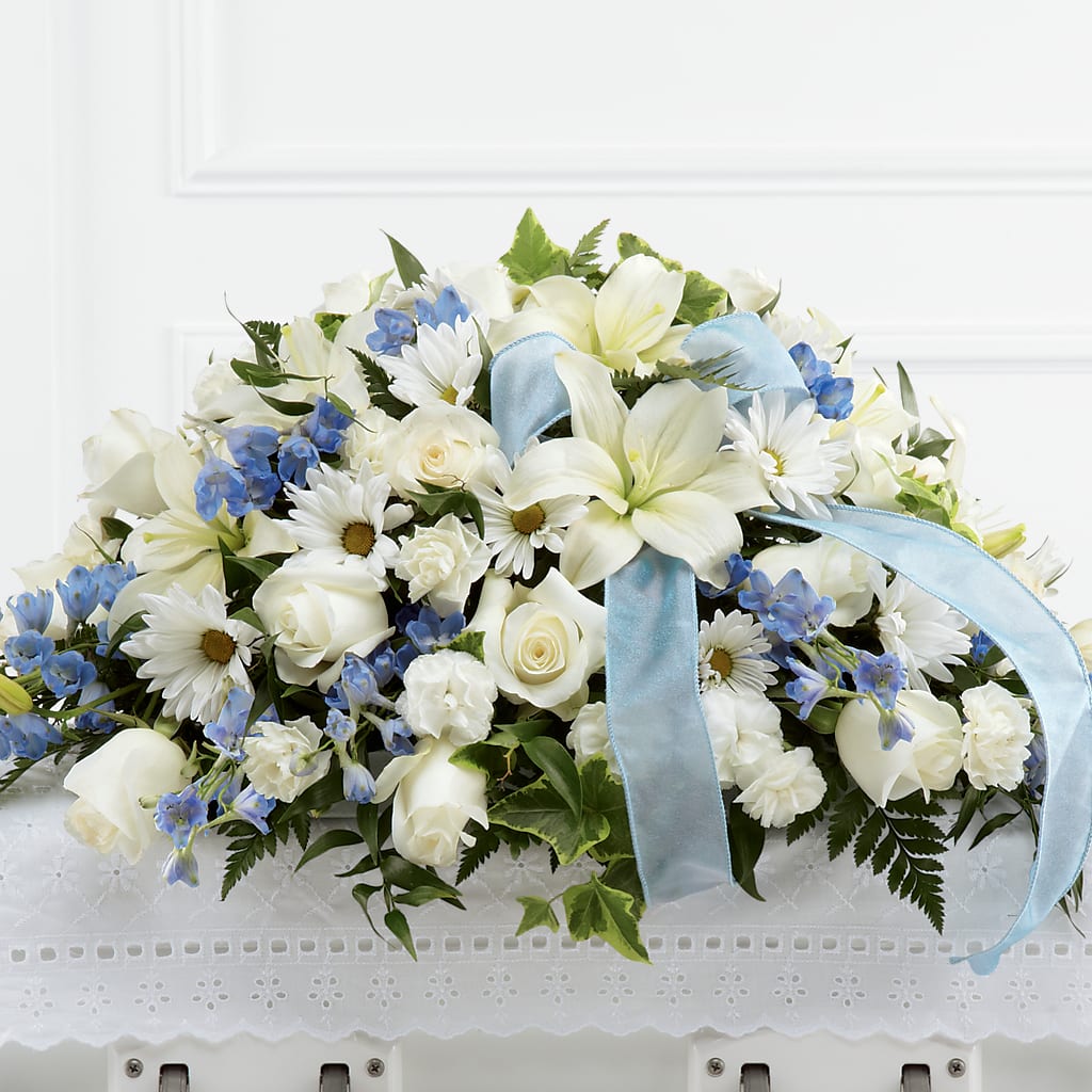 Tender Treasure Casket Spray – GLAMMY'S FLOWER GARDEN, Fayette AL
