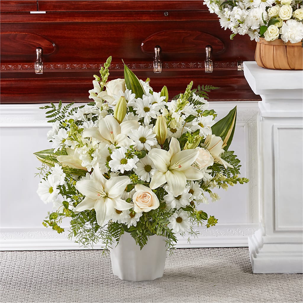 Thoughts of Tranquility Floor Basket – GLAMMY'S FLOWER GARDEN, Fayette AL
