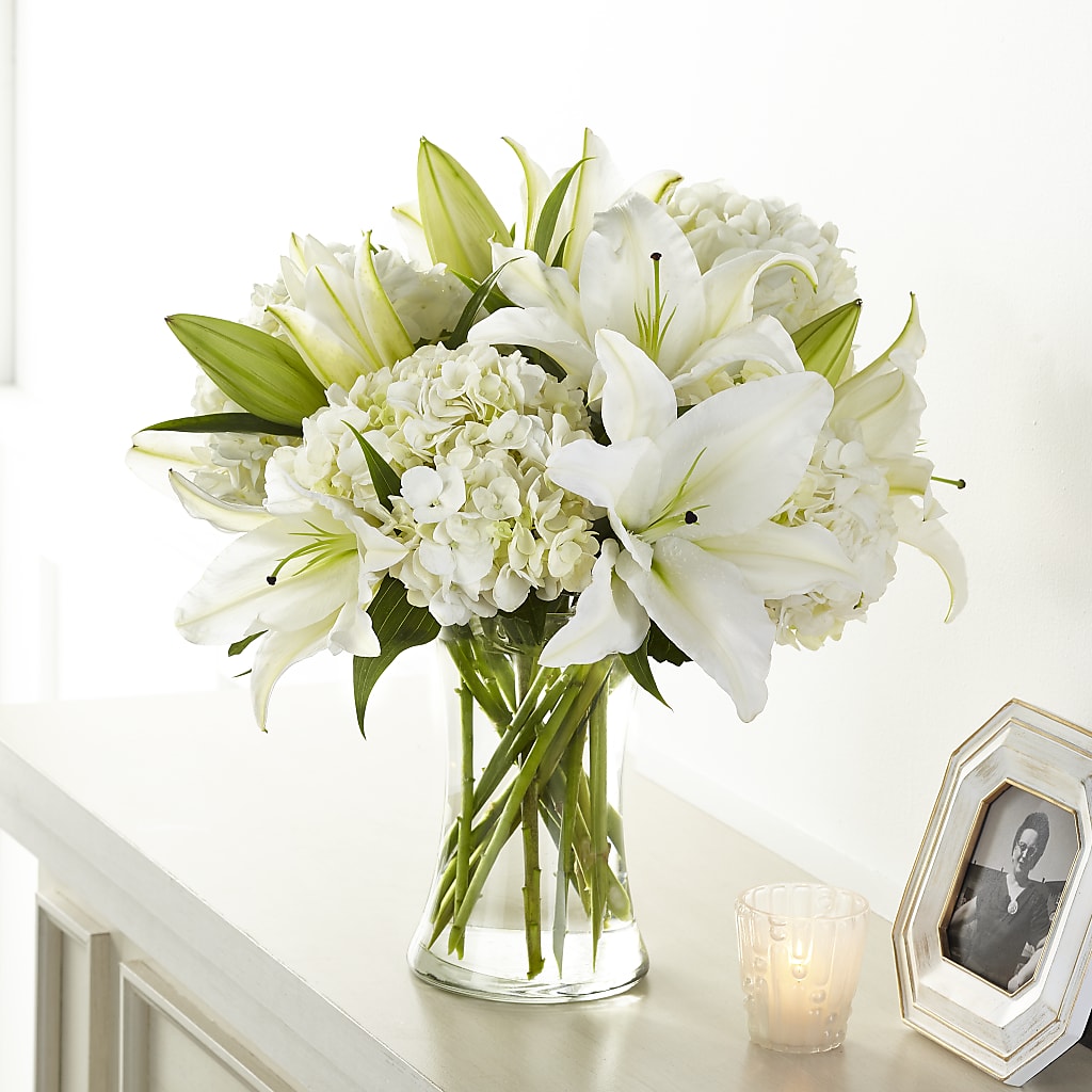 Compassionate Lily Bouquet – GLAMMY'S FLOWER GARDEN, Fayette AL