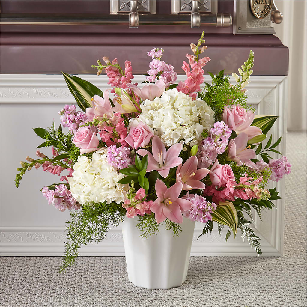 Simply Serene Floor Basket – GLAMMY'S FLOWER GARDEN, Fayette AL