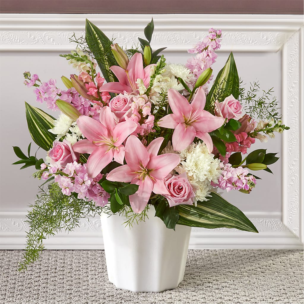 Simply Serene Floor Basket – GLAMMY'S FLOWER GARDEN, Fayette AL