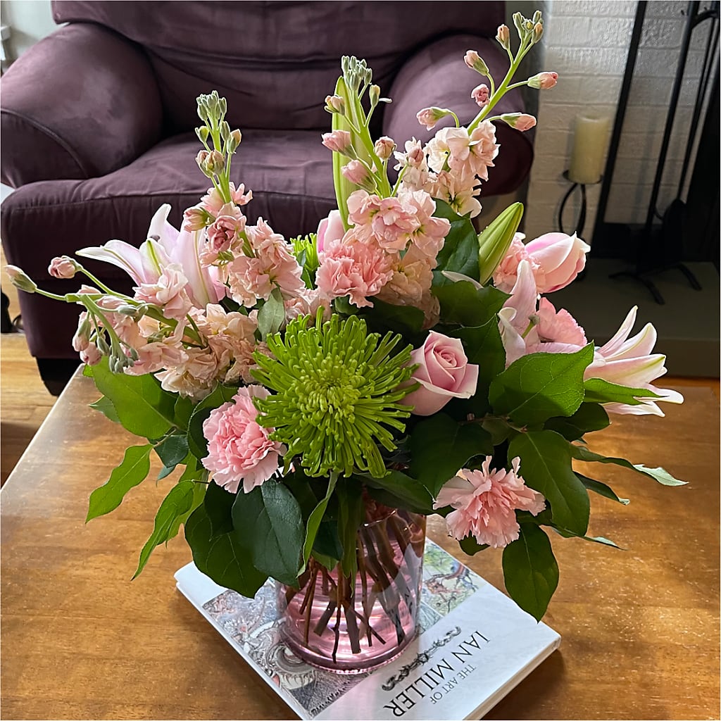 Pretty in Pink Bouquet – GLAMMY'S FLOWER GARDEN, Fayette AL