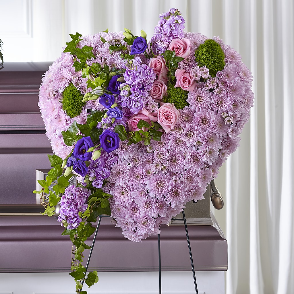 Treasured Love Standing Heart – GLAMMY'S FLOWER GARDEN, Fayette AL