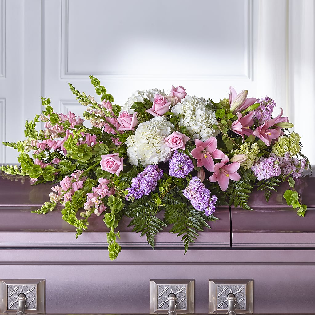 Life's Gratitude Casket Spray – GLAMMY'S FLOWER GARDEN, Fayette AL