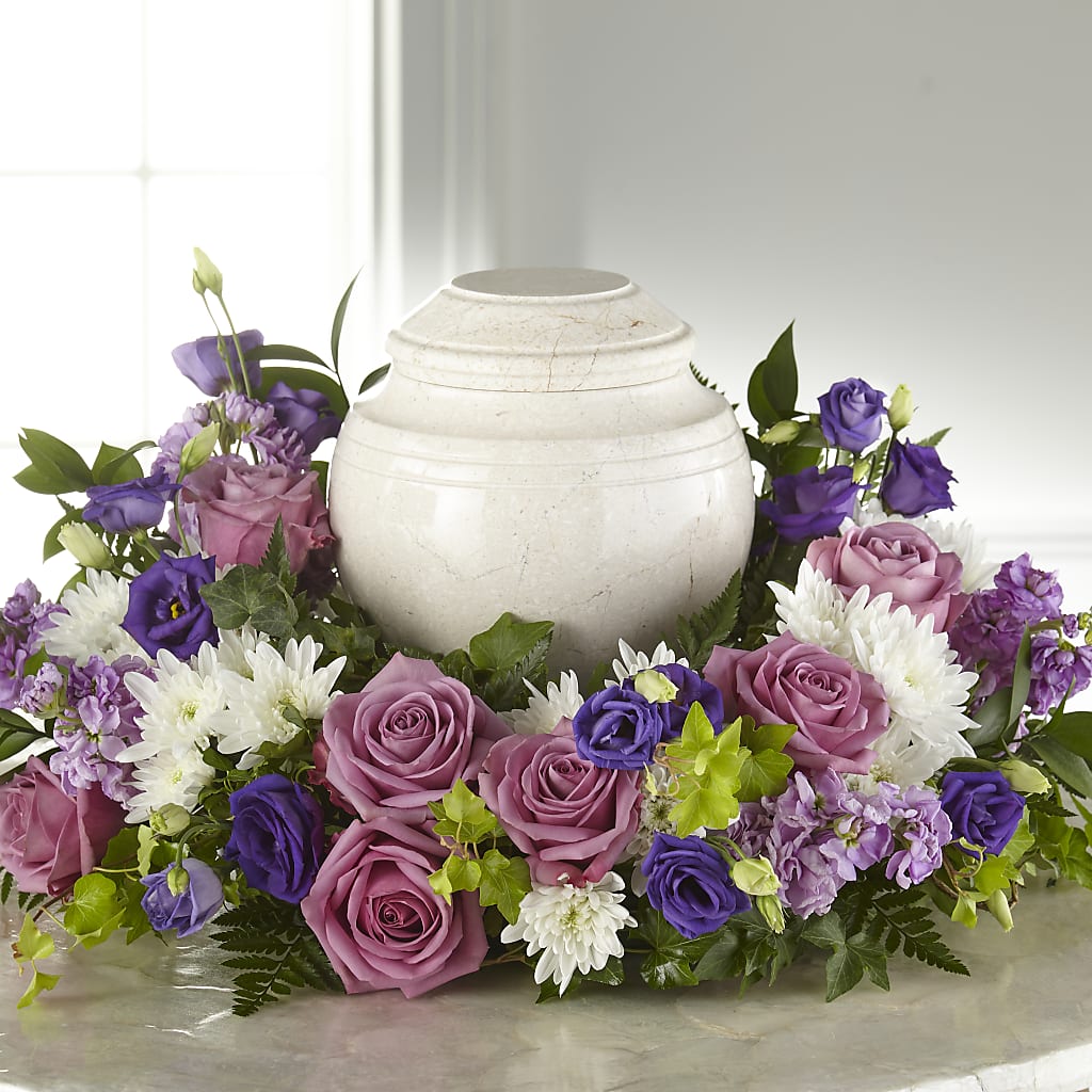 Blooming Sympathy Cremation Adornment – GLAMMY'S FLOWER GARDEN, Fayette AL