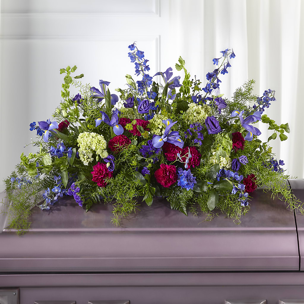 Always Treasured Casket Spray – GLAMMY'S FLOWER GARDEN, Fayette AL