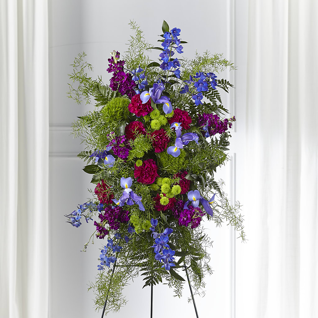 Heavenly Skies Standing Spray – GLAMMY'S FLOWER GARDEN, Fayette AL