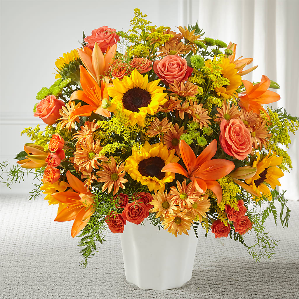 Harvest Thoughts Floor Basket – GLAMMY'S FLOWER GARDEN, Fayette AL