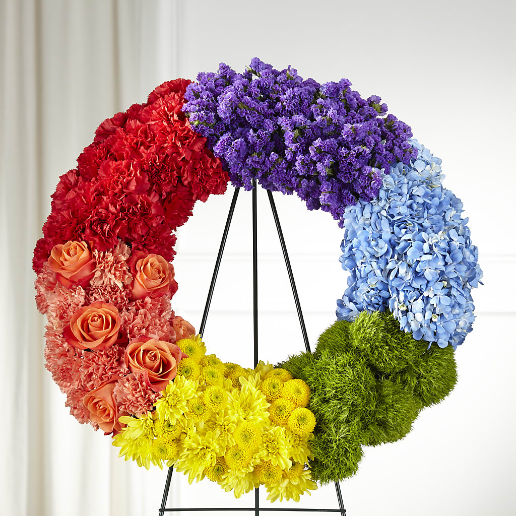 Circle of Love Wreath – GLAMMY'S FLOWER GARDEN, Fayette AL