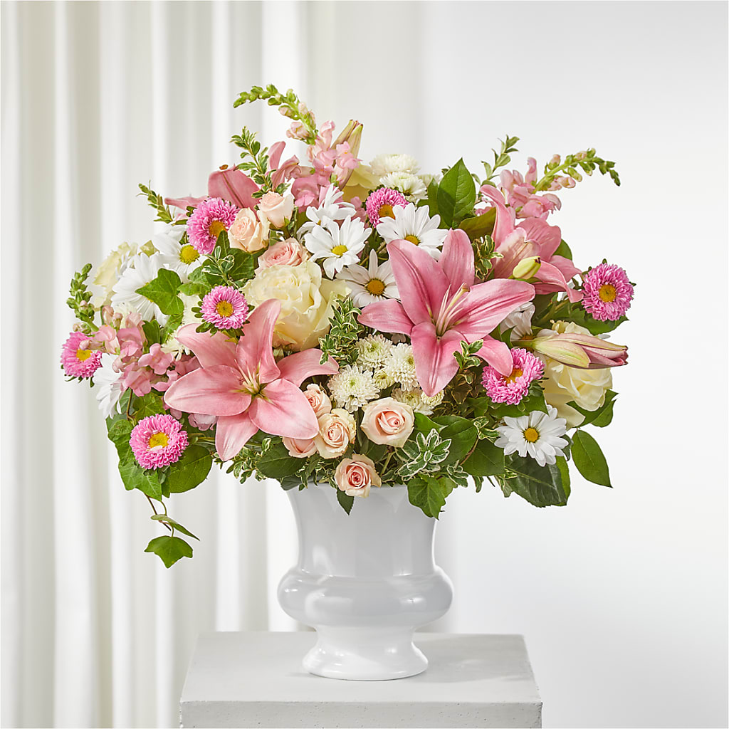 Empathetic Blooms Urn Arrangement – GLAMMY'S FLOWER GARDEN, Fayette AL