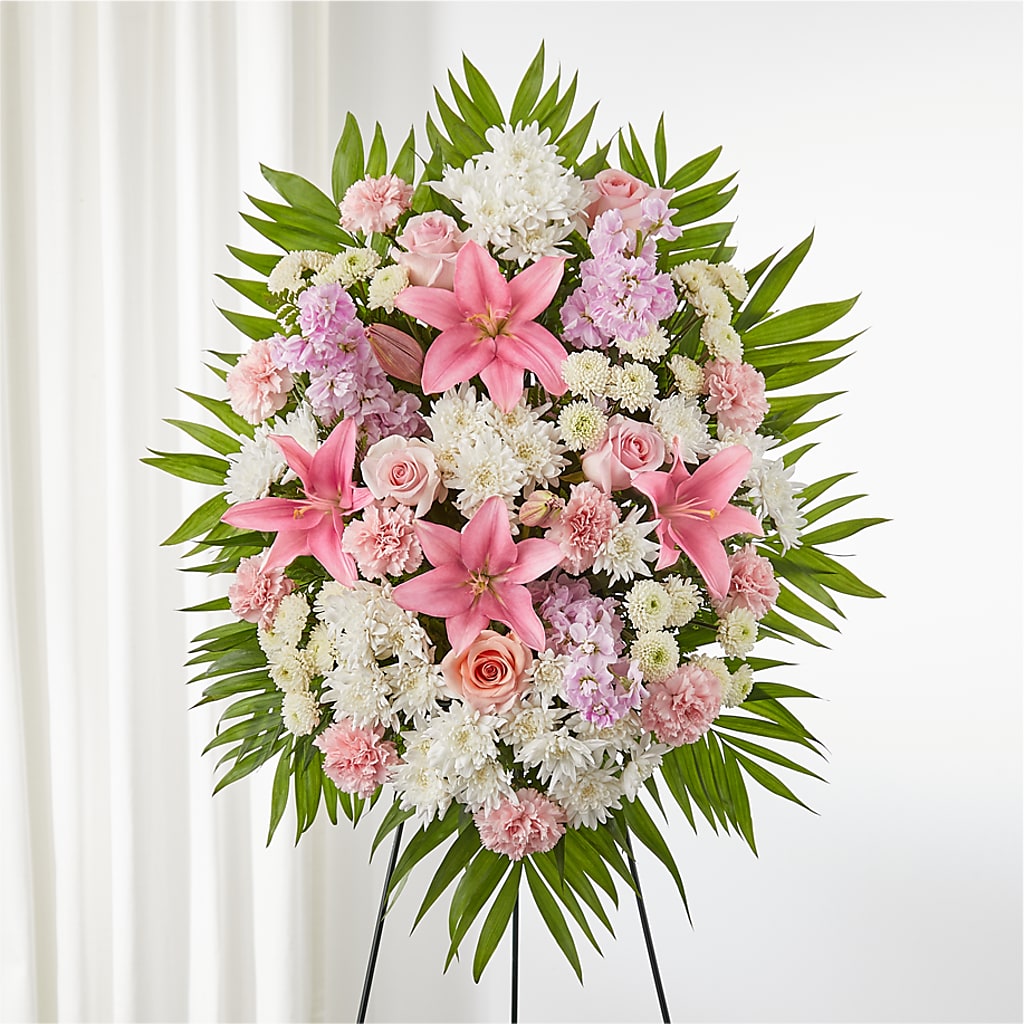 Offering Solace Standing Spray – GLAMMY'S FLOWER GARDEN, Fayette AL