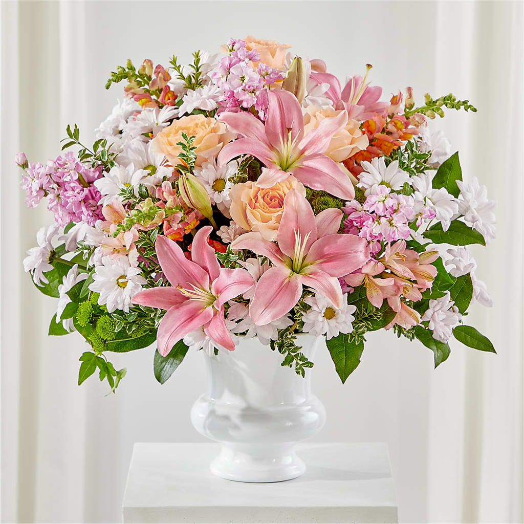 Heartfelt Gesture Urn Arrangement – GLAMMY'S FLOWER GARDEN, Fayette AL