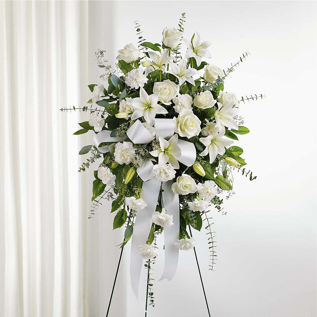 With Care Standing Spray – GLAMMY'S FLOWER GARDEN, Fayette AL