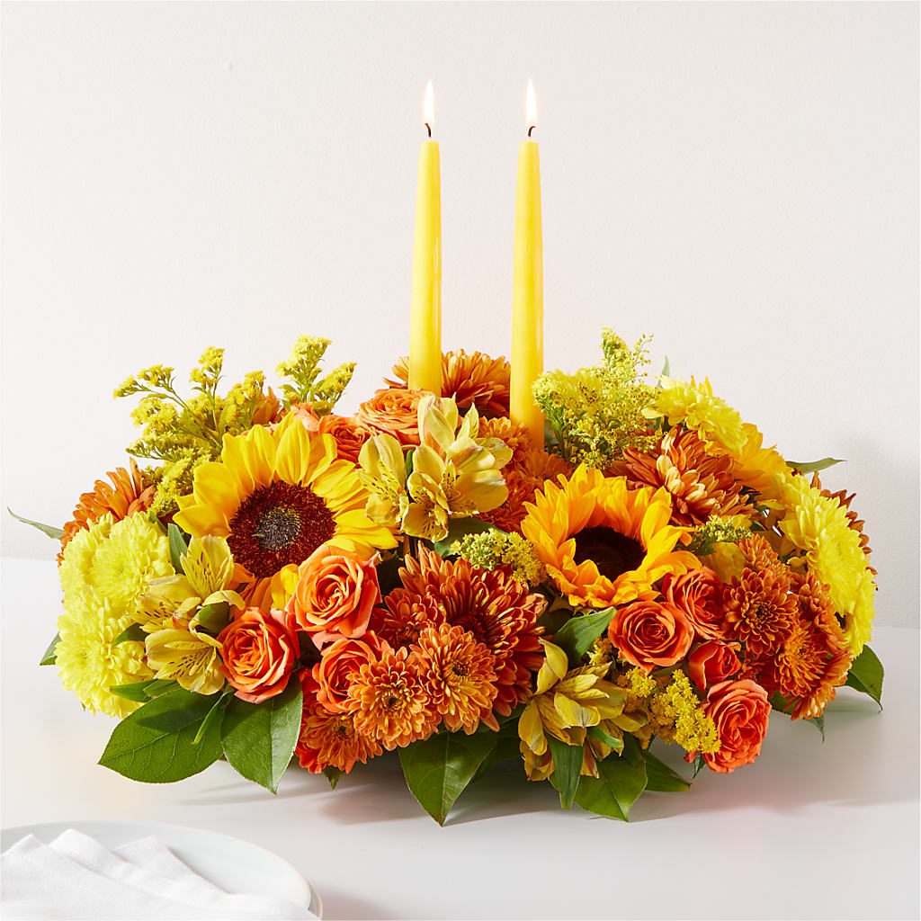 Autumn Harmony Centerpiece – GLAMMY'S FLOWER GARDEN, Fayette AL