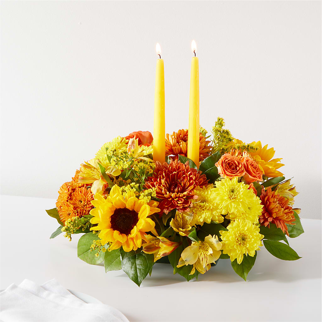 Autumn Harmony Centerpiece – GLAMMY'S FLOWER GARDEN, Fayette AL