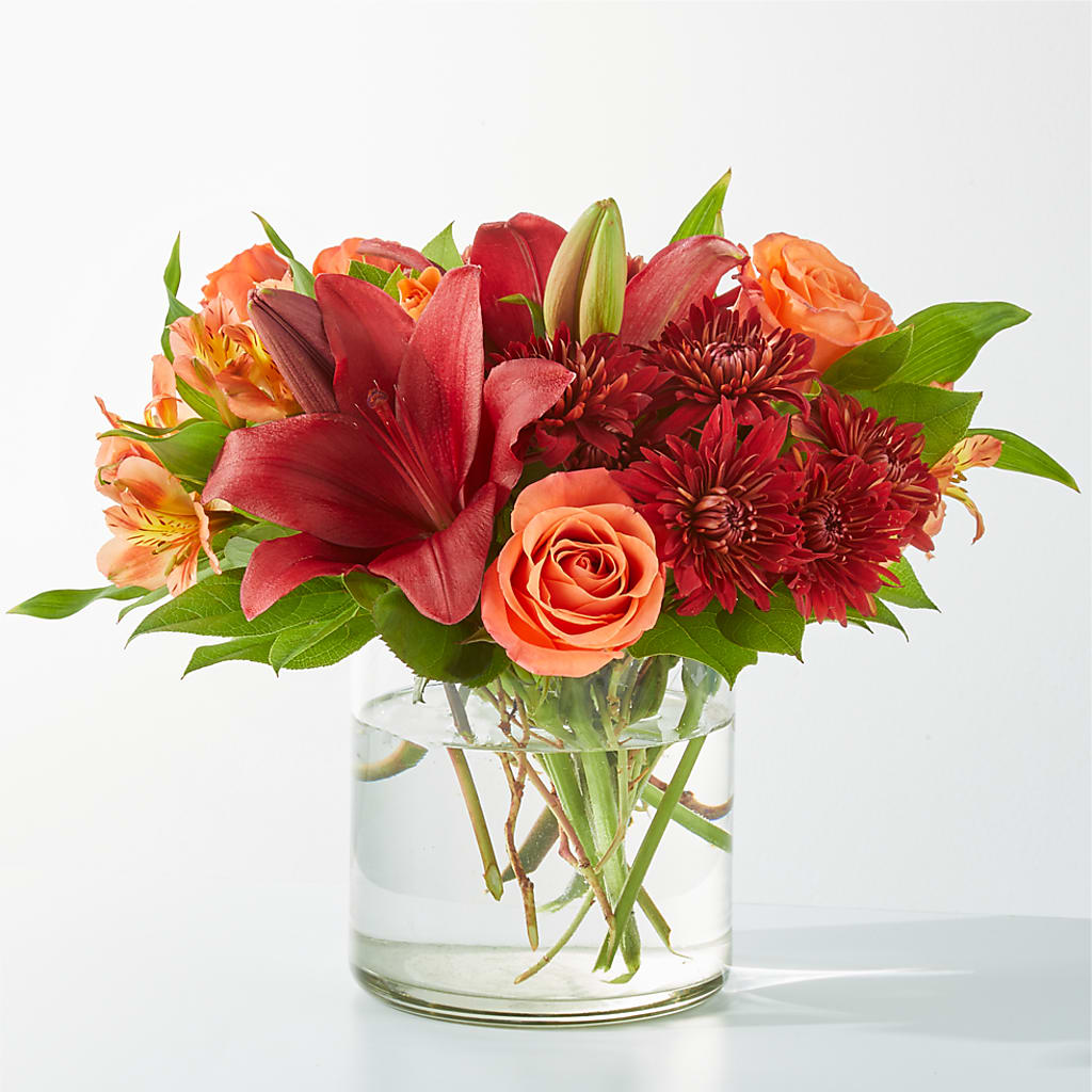 Crimson Leaves Bouquet – GLAMMY'S FLOWER GARDEN, Fayette AL