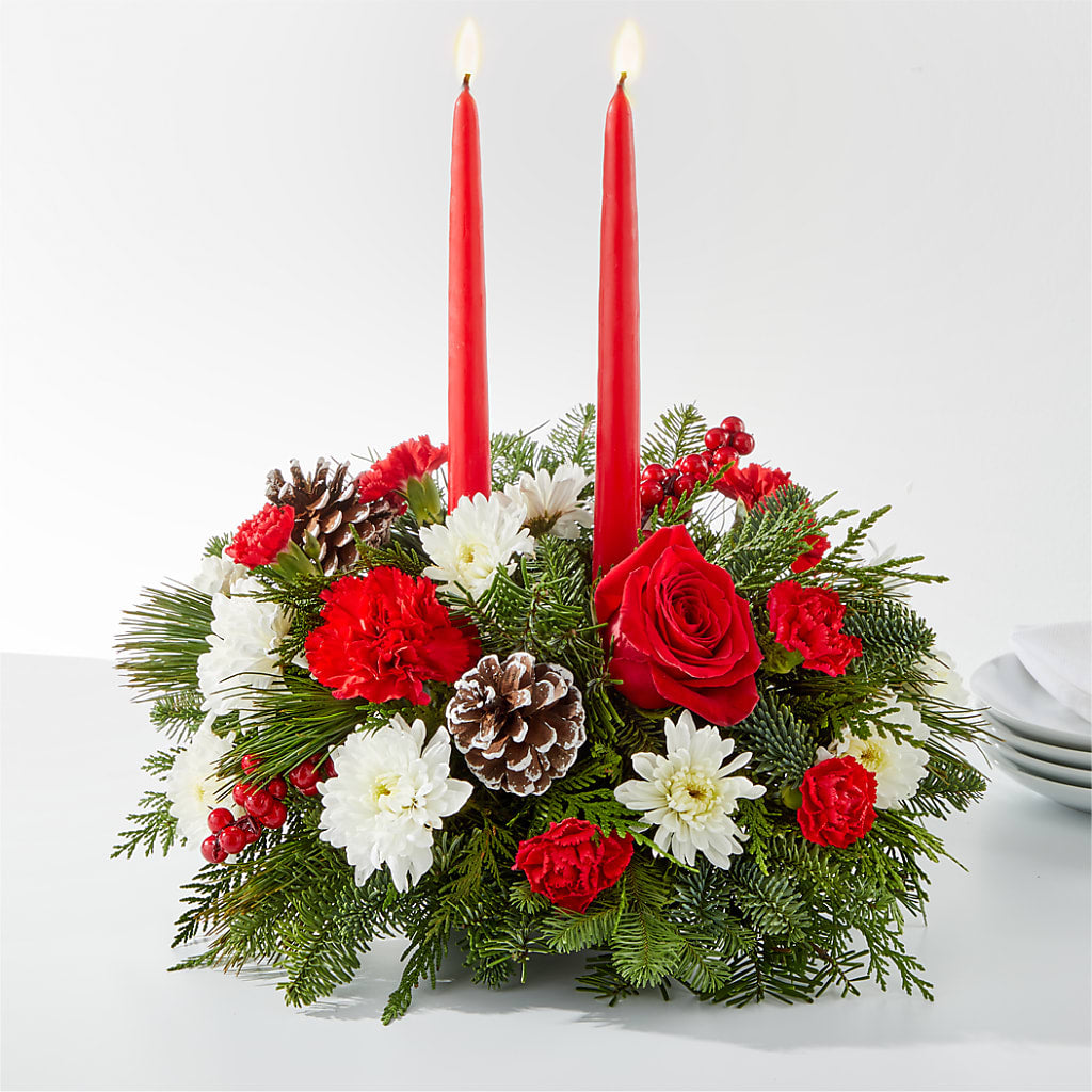 Holiday Soiree Centerpiece – GLAMMY'S FLOWER GARDEN, Fayette AL