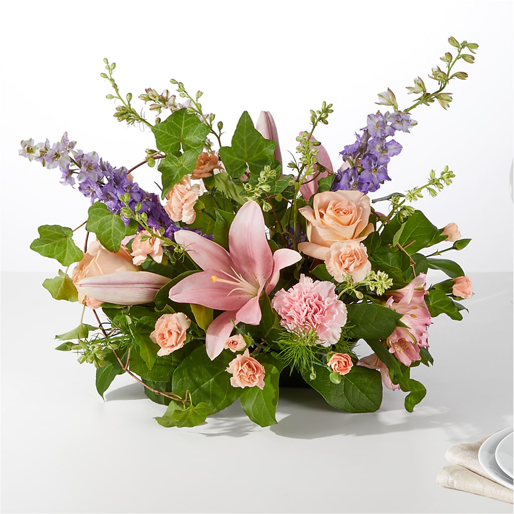 Blossom Time Centerpiece – GLAMMY'S FLOWER GARDEN, Fayette AL