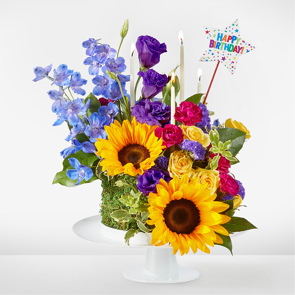 Star of the Day Floral Cake – GLAMMY'S FLOWER GARDEN, Fayette AL