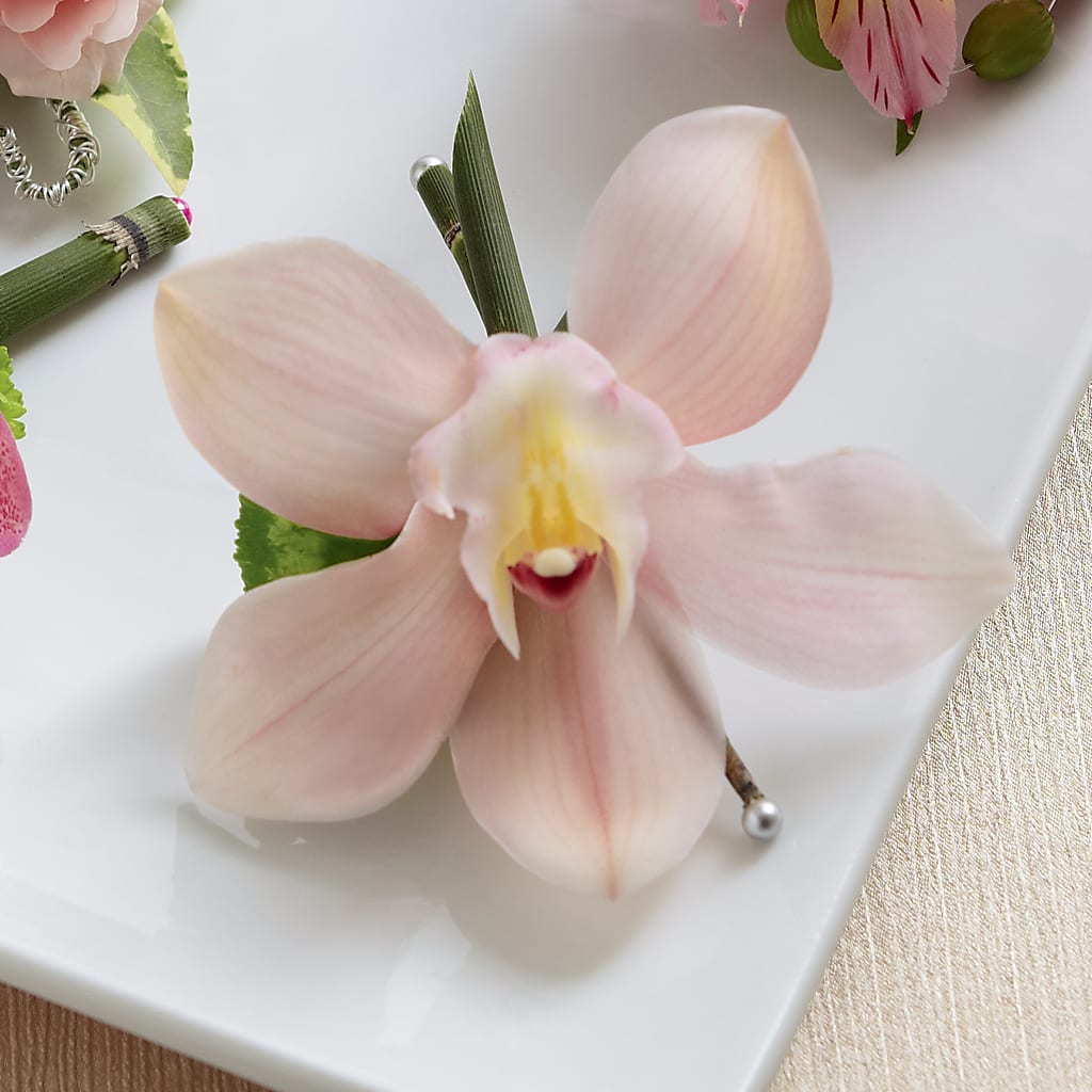 Pink Cymbidium Boutonniere – GLAMMY'S FLOWER GARDEN, Fayette AL