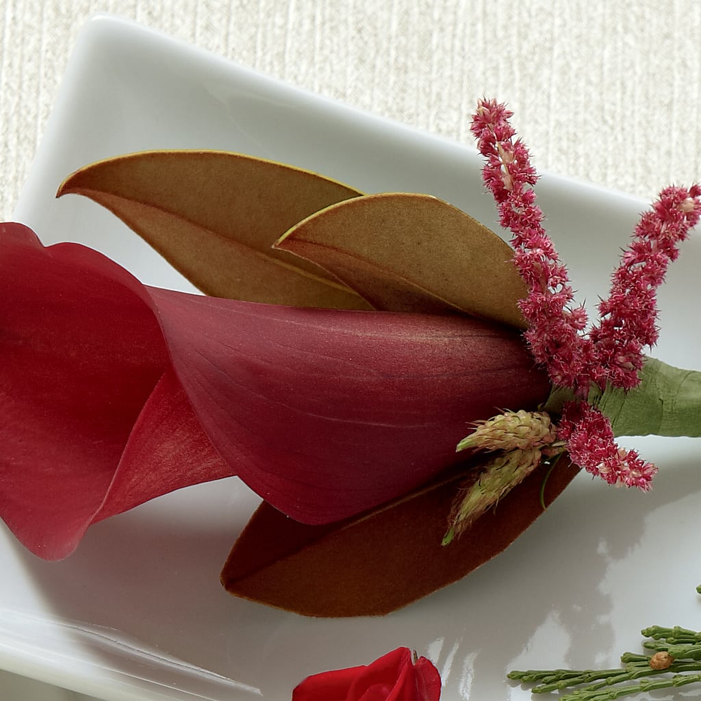 Red Calla Boutonniere – GLAMMY'S FLOWER GARDEN, Fayette AL