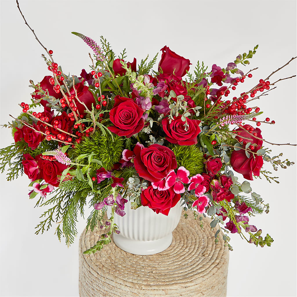 Big Red Bow Bouquet – GLAMMY'S FLOWER GARDEN, Fayette AL