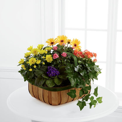 Gentle Blossoms Basket – GLAMMY'S FLOWER GARDEN, Fayette AL