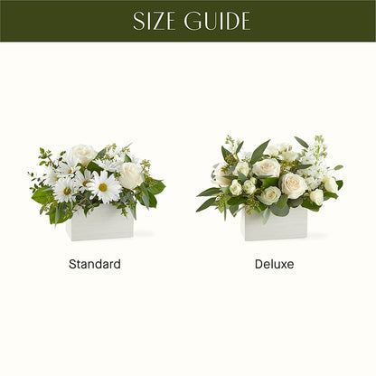 Fresh Linen Box Bouquet – GLAMMY'S FLOWER GARDEN, Fayette AL
