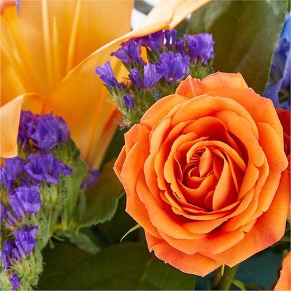 Radiant Citrus Box Bouquet – GLAMMY'S FLOWER GARDEN, Fayette AL