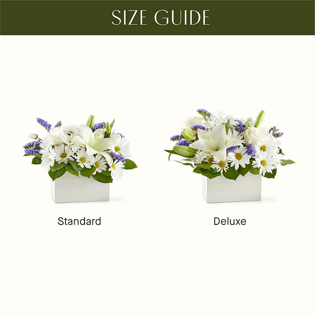 Beyond Blue Box Bouquet – GLAMMY'S FLOWER GARDEN, Fayette AL