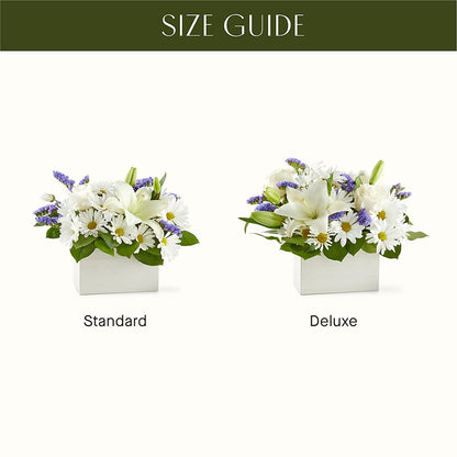Beyond Blue Box Bouquet – GLAMMY'S FLOWER GARDEN, Fayette AL