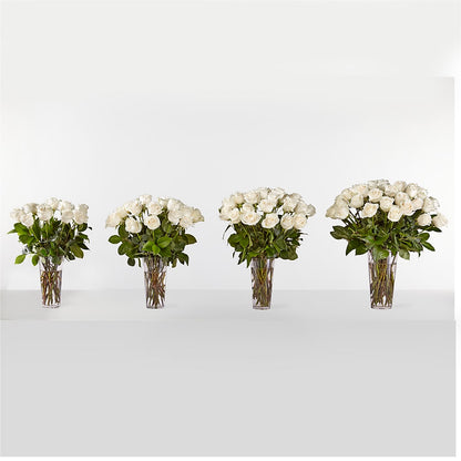 Long Stem White Rose Bouquet – GLAMMY'S FLOWER GARDEN, Fayette AL