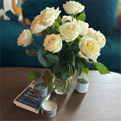 Long Stem Yellow Rose Bouquet – GLAMMY'S FLOWER GARDEN, Fayette AL