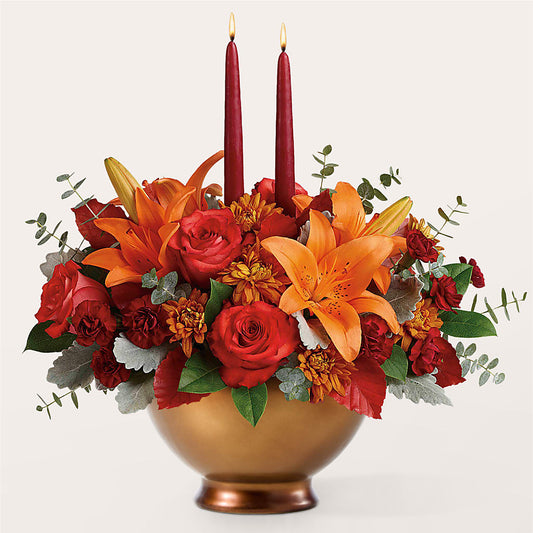 Fruits of Fall Centerpiece – GLAMMY'S FLOWER GARDEN, Fayette AL