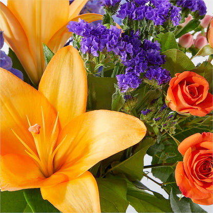 Radiant Citrus Bouquet – GLAMMY'S FLOWER GARDEN, Fayette AL