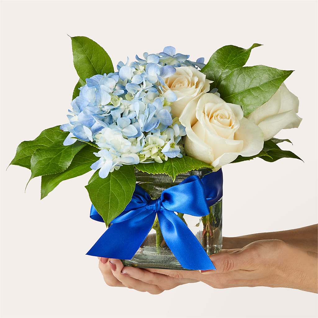 Sky Blue Delight Bouquet – GLAMMY'S FLOWER GARDEN, Fayette AL